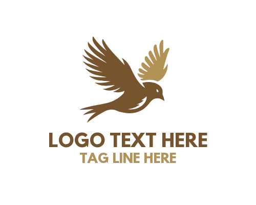 Sparrow Clean Bird Logo