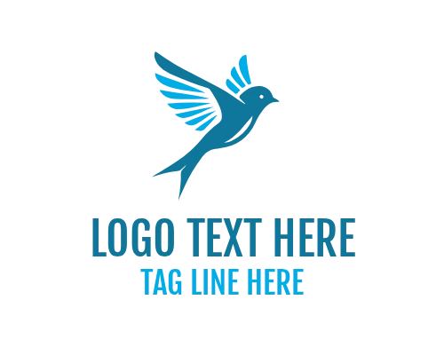 Sparrow Feather Mark Logo