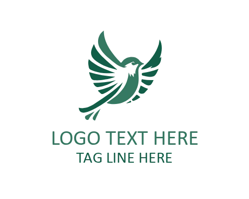  Sparrow Garden Bird Logo