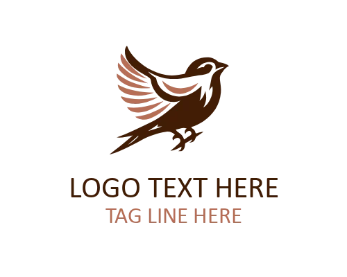Sparrow Head Logo