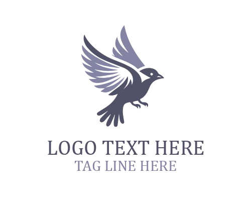 Sparrow Nature Badge Logo