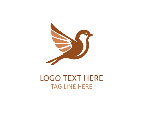Sparrow Outline Icon Logo