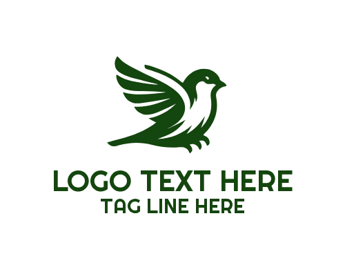 Sparrow Peaceful Rest Logo