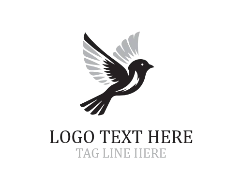 Sparrow Wing Icon Logo