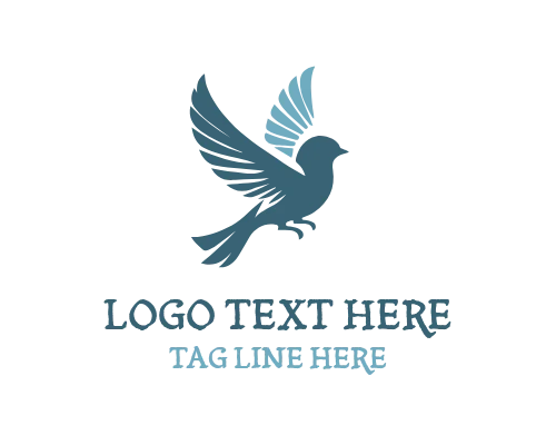 Sparrow Wing Motion Logo