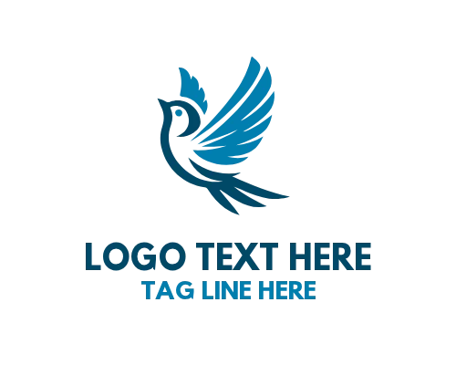 Sparrow Wings Spread Logo
