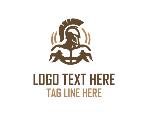 Spartan Helmet Profile Logo