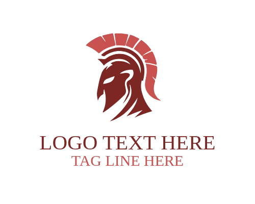 Spartan Horse Warrior Logo Design