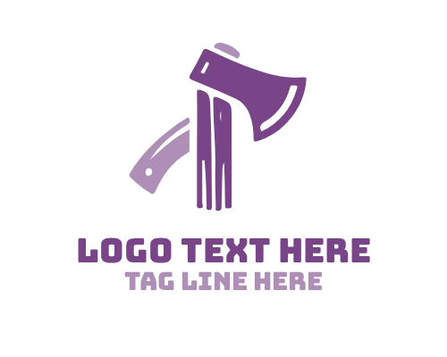 Spartan War Axe Logo