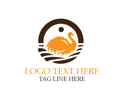 Speed Burst Ostrich Logo