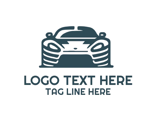 Speed Car Outline Logo