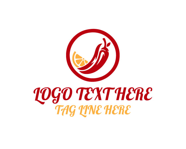 Spicy Food Hot Sauce Bold Flavor Logo