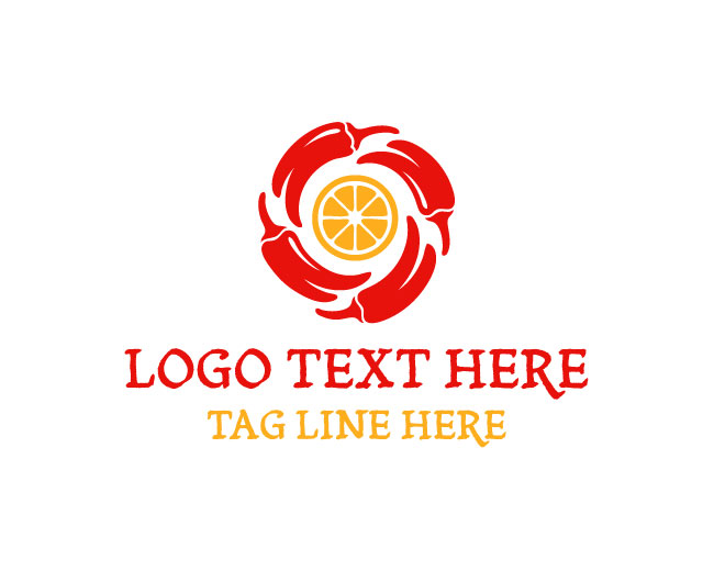  Spicy Food Hot Sauce Chili Flavor Logo