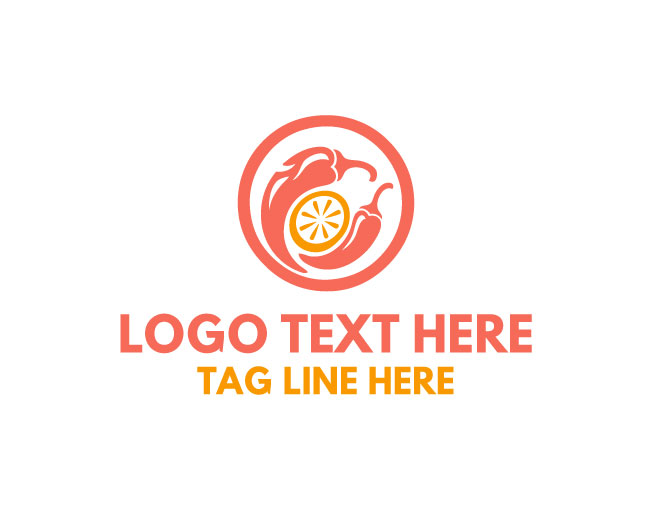 Spicy Food Hot Sauce Chili Heat Logo