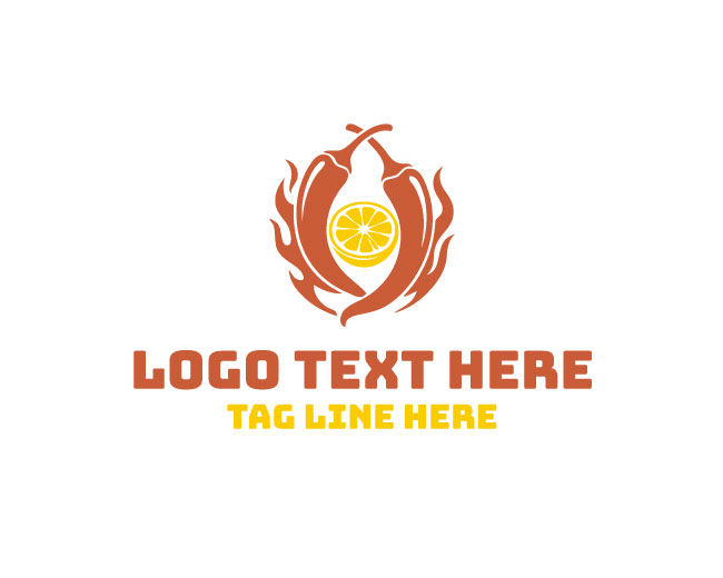Spicy Food Hot Sauce Heat Kitchen Logo
