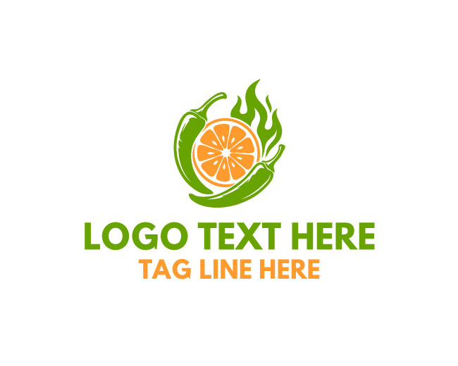 Spicy Food Hot Sauce Hot Flavor Logo