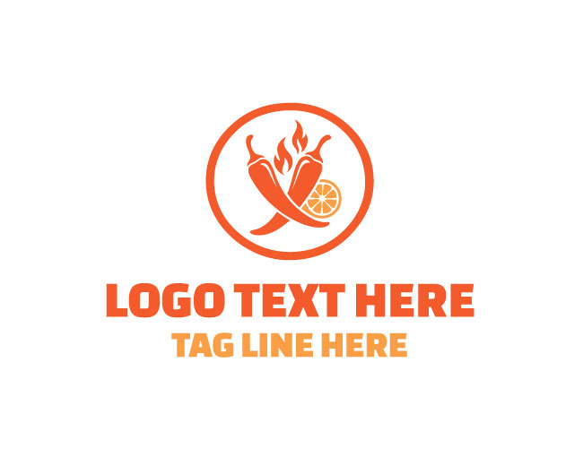  Spicy Food Hot Sauce Red Heat Logo