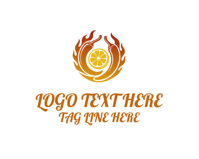 Spicy Food Hot Sauce Spicy Bite Logo