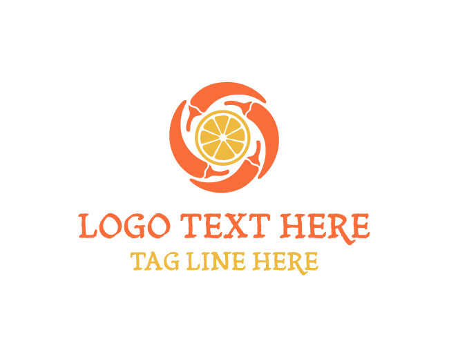 Spicy Food Hot Sauce Zesty Flavor Logo