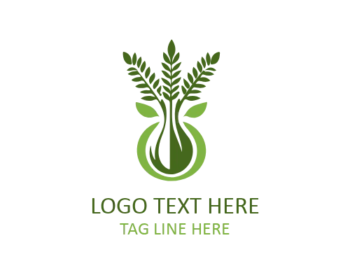 Spinach Farm Agriculture Logo