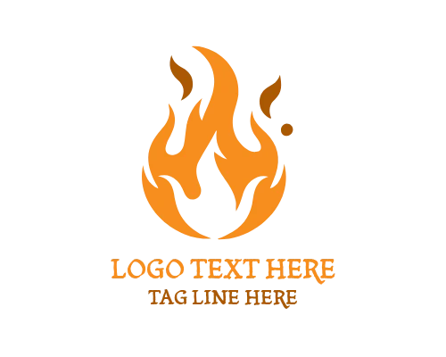  Spiral Flame Motion Logo