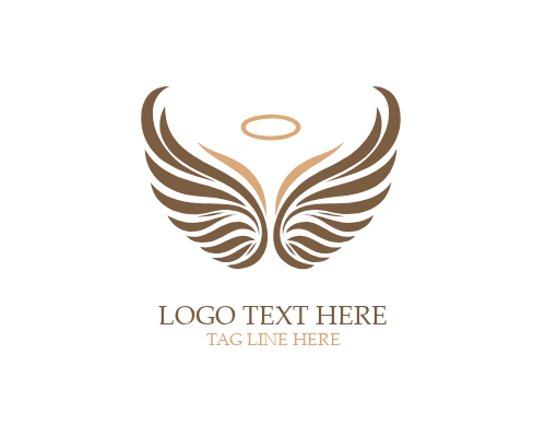  Spirit Line Angel Wings Logo