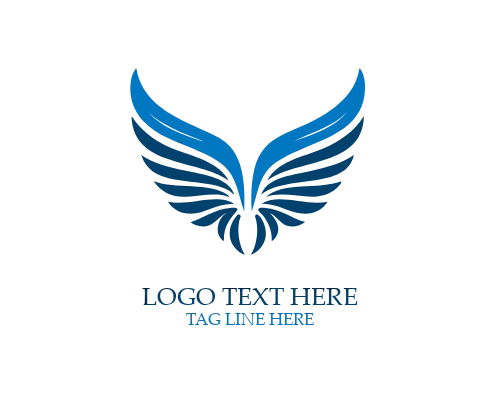 Spiritual Angel Wings Emblem