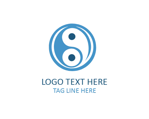 Spiritual YinYang Icon Logo