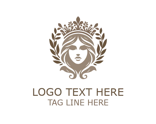 Splendor Queen Crown Logo for Premium Royal Branding