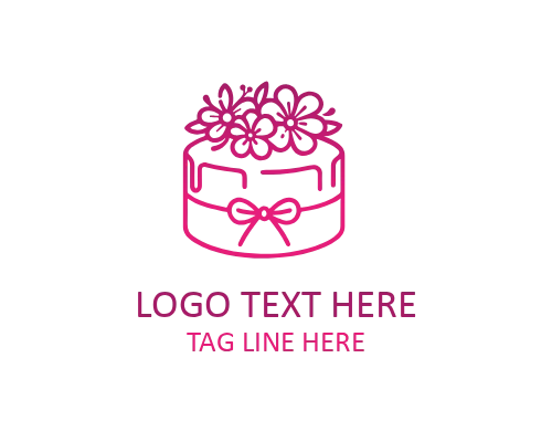 Sponge Cake Logo for Light Desserts, Classic Bakeries, and Fluffy Cake Shops