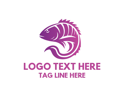 Sport Mascot Fish Logo