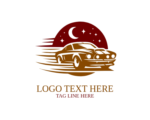Sports Fast Car Bold Logo