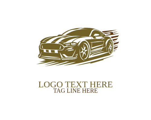 Sports Fast Car Emblem Logo