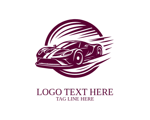 Sports Fast Car Performance Logo