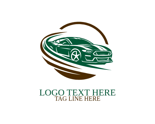 Sports Fast Car Racing Logo
