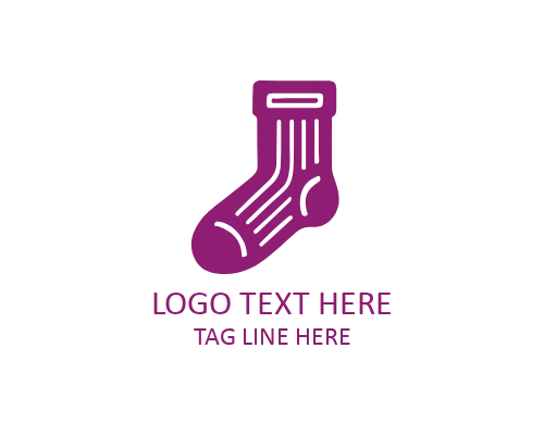 Sports Flat Socks Logo for Fitness and Athletic Brands