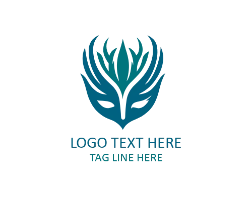 Sports Mask Flat Logo for Outdoor and Athletic Brands