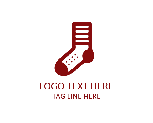 Sporty Flat Socks Logo for Athletic and Activewear Brands