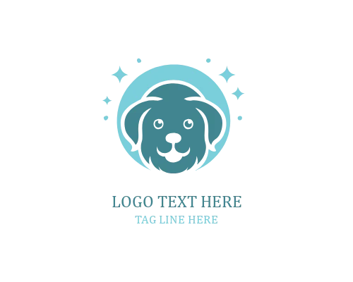 Spotty Cute Puppy Logo