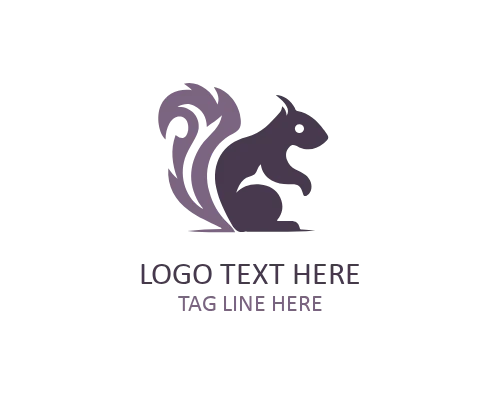 Squirrel Badge Logo Design