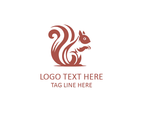 Squirrel Circle Logo Icon