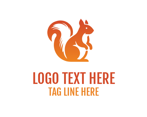 Squirrel Forest Emblem Logo