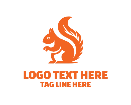 Squirrel Tree Branch Logo