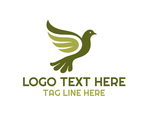 Star Flight Dove Inspiration Logo
