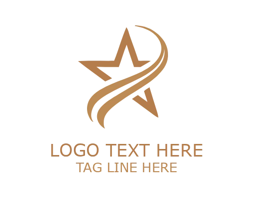 Star Outline Logo for Modern Business Branding