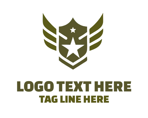 Star Shield Military Logo