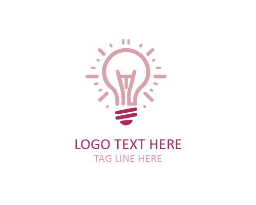 Starburst Idea Bulb Logo