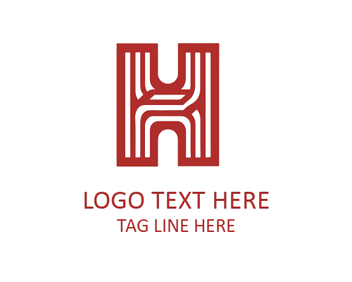 Startup Modern Letter H Logo for Digital Branding