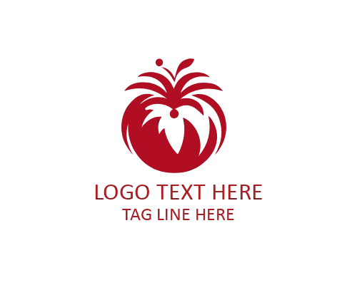Startup Tomato Logo for Digital and Food Brands