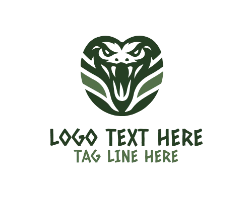 Stealth Viper Snake Predator Logo